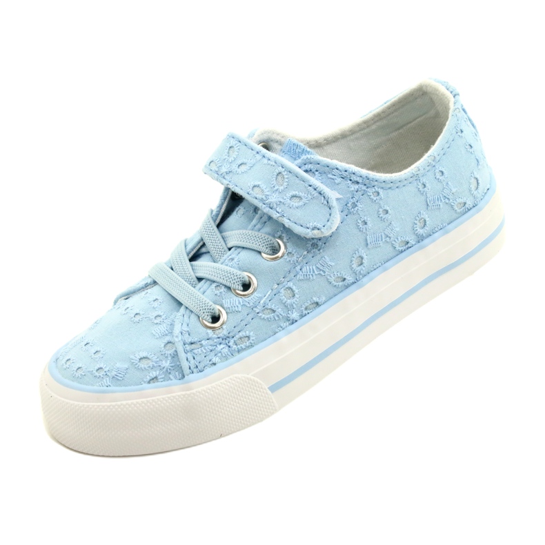 Tênis Atletico Velcro WY21452 Azul de Renda 3