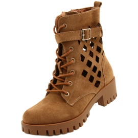 M.Daszyński Bolsas de abertura amarrada Daszyński MR1813-33A bege 3