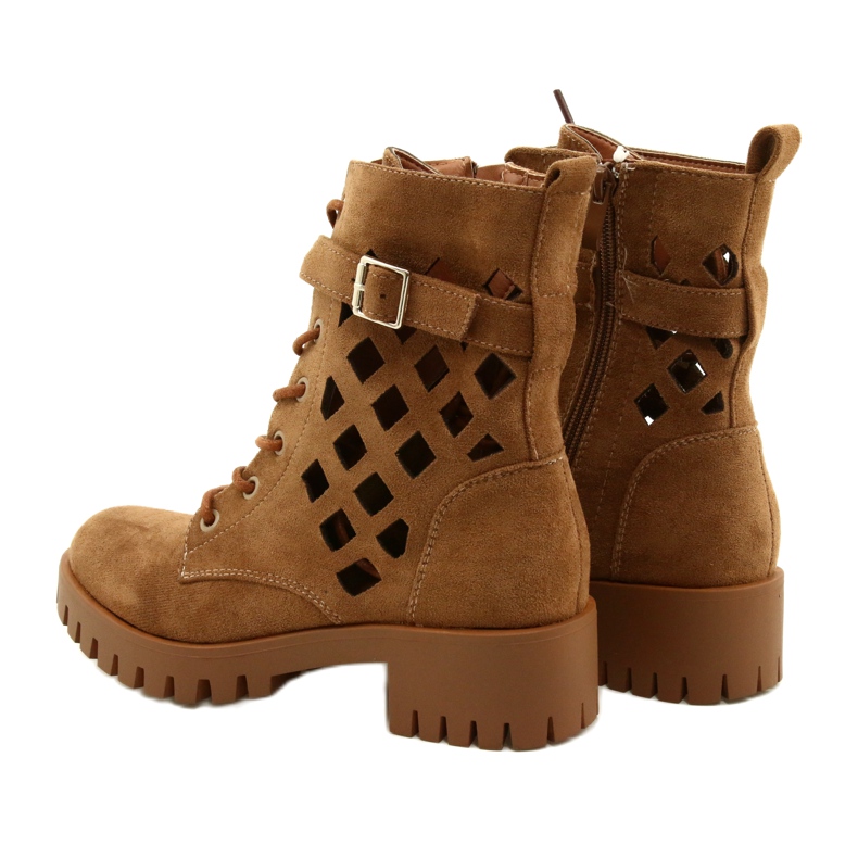 M.Daszyński Bolsas de abertura amarrada Daszyński MR1813-33A bege 4