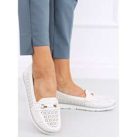 Mocassins de mulher Senda White branco 1