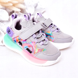 Apawwa Tênis infantis esportivos cinza 1