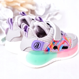 Apawwa Tênis infantis esportivos cinza 5