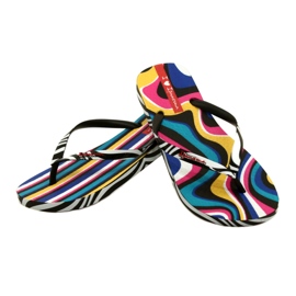 Chinelos Zebra Ipanema 26627 23879 branco preto multicolorido 3