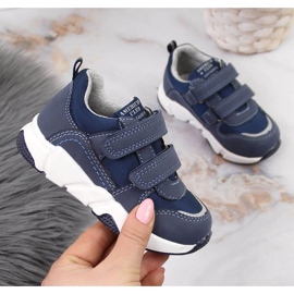 Tênis esportivo American Club Jr AM876B azul marinho 1