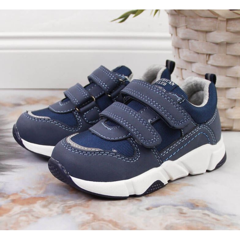 Tênis esportivo American Club Jr AM876B azul marinho 2