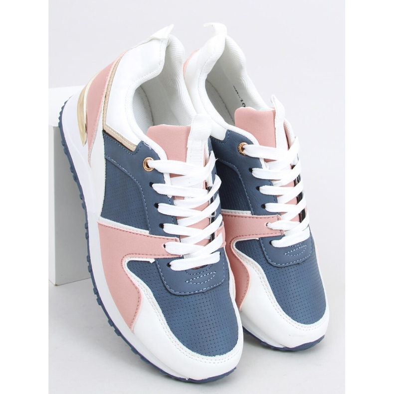 Calçados esportivos femininos Vevo NAVY / PINK branco azul rosa 2