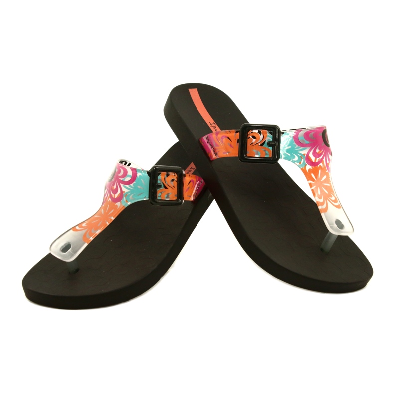 Ipanema 26721 26208 Chinelos femininos lazer preto azul laranja rosa 3
