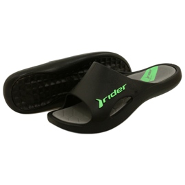 Chinelos masculinos Rider BAY X AD 83060 23899 Preto / Cinza / Verde 4