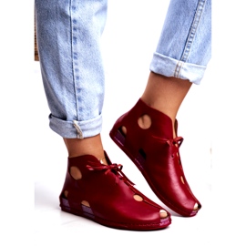 Brogues Maciejka Vermelho Feminino 03426-08 1