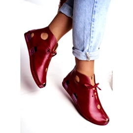 Brogues Maciejka Vermelho Feminino 03426-08 3