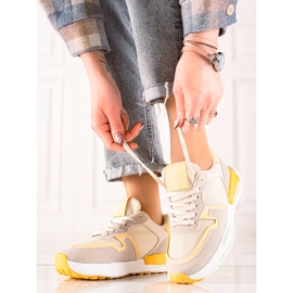 TRENDI Calçado desportivo bege 1