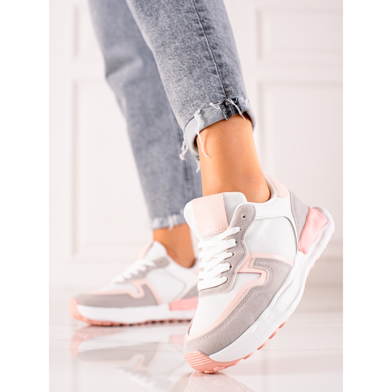 TRENDI Calçado desportivo bege multicolorido 1