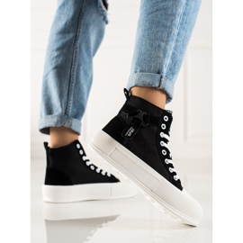 G2G/Good To Great Tênis de cano alto da moda preto 2