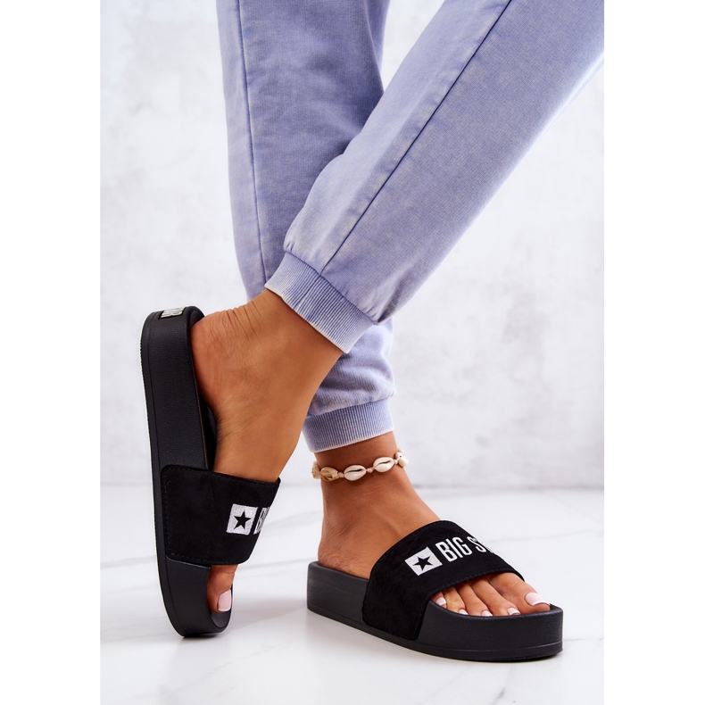 Chinelos de borracha Big Star JJ274A263 Preto 2