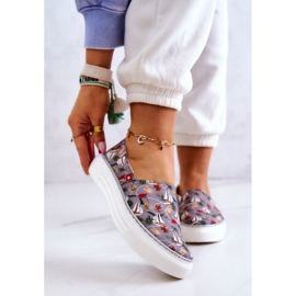 Tênis feminino slip on Memory Foam Big Star JJ276015 Cinza 1