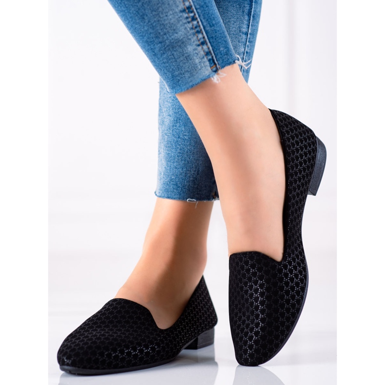 TRENDI Lordes Clássicos com Padrão preto 1