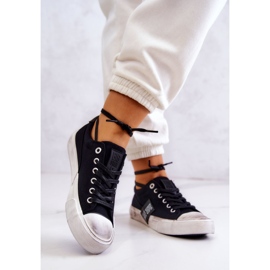 Tênis feminino Tênis Big Star JJ274354 Preto-Branco 2