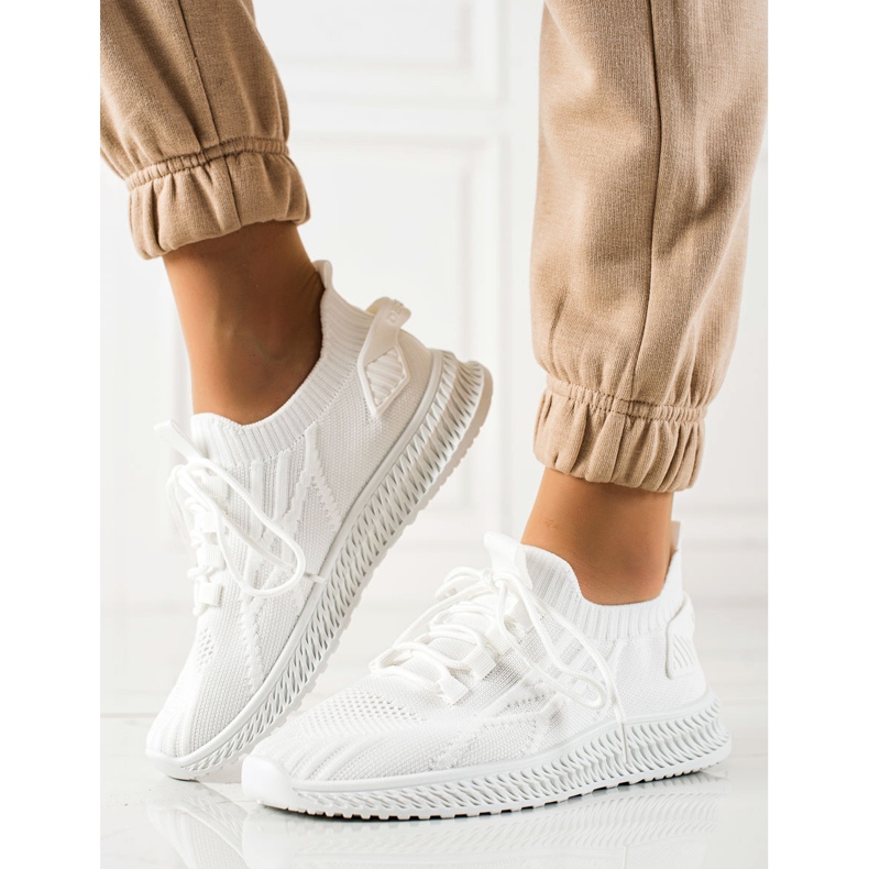 TRENDI Calçados esportivos da moda branco 2