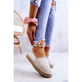 Espadrilhas Clássicas Femininas Big Star JJ274951 Branco-Cinza 1