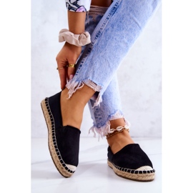 Espadrilhas clássicas femininas Big Star JJ274952 pretas preto 2