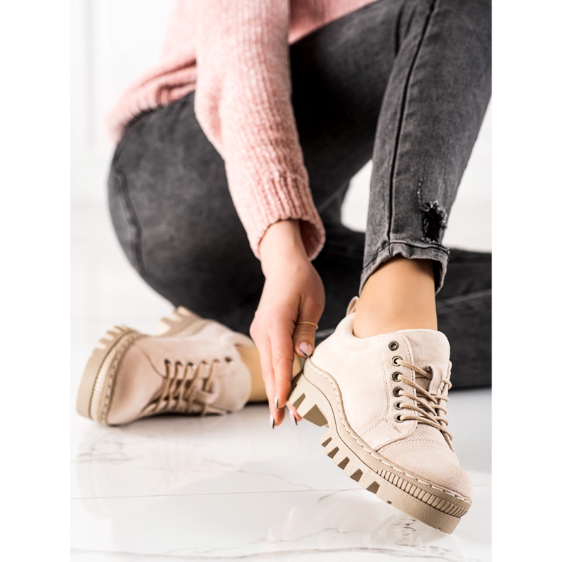 S. BARSKI Sapatos de Plataforma S.BARSKI bege 2