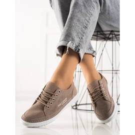 Evento Tênis de couro marrom 1