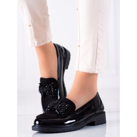 S. BARSKI Sapatos com laço decorativo S.BARSKI preto 1