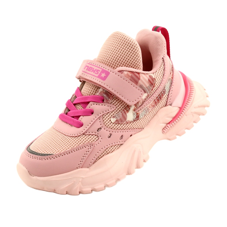 Calçados Esportivos com Velcro NEWS 22DZ32-4931 Rosa 4
