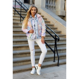 Tênis esportivo feminino Memory Foam Big Star JJ274271 Branco 1