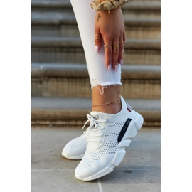 Tênis esportivo feminino Memory Foam Big Star JJ274271 Branco 2