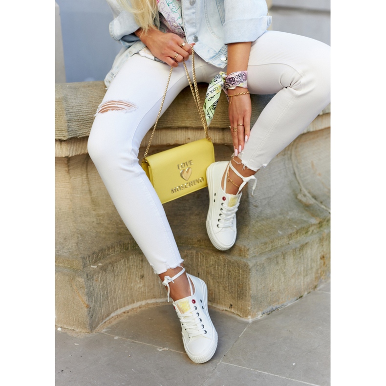 Tênis baixo feminino Big Star JJ274384 Branco 2