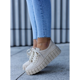 Lewski Shoes Sapatos de camurça Lewski Sapatos 3163 bege claro 2