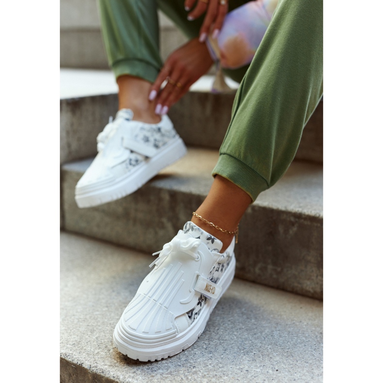 PM1 Tênis esportivo feminino branco-preto seus sonhos 2