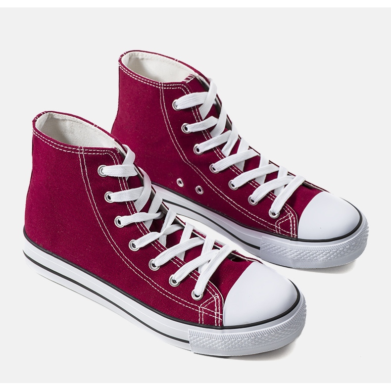 Tênis cano alto bordô Bagwell vermelho 1