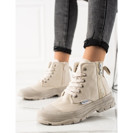 Sabatina Tênis de cano alto originais bege 2