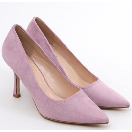 Sapatilhas femininas Giorgia Purple em camurça roxo 1