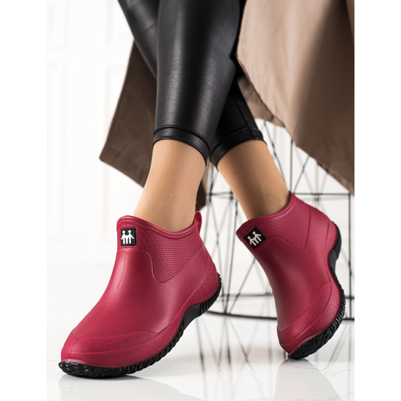 TRENDI Galochas Vermelhas Baixas vermelho 1