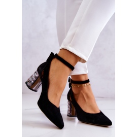 Sapatos de camurça com laço Maciejka 05059-11 preto 2 Sapatos de camurça com laço Maciejka 05059-11 preto 2