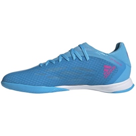 Chuteiras Adidas X Speedflow.3 In M GW7489 azul azul 1 Chuteiras Adidas X Speedflow.3 In M GW7489 azul azul 1
