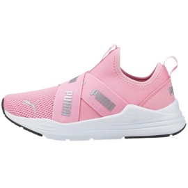 Puma Wired Run Slip On Summer Jr 383732 01 rosa 1
