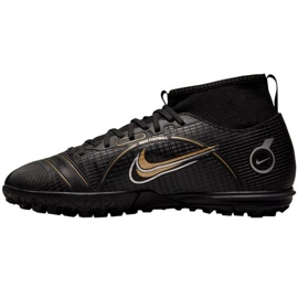 Chuteiras de futebol Nike Mercurial Superfly 8 Academy Tf Jr DJ2864 007 preto preto 1