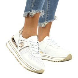 Tênis de couro Filippo DP3538 / 22 WH branco 3