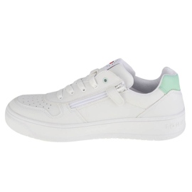 Tênis Tommy Hilfiger com cadarço de corte baixo T3A4-32143-1351A166 branco 1 Tênis Tommy Hilfiger com cadarço de corte baixo T3A4-32143-1351A166 branco 1