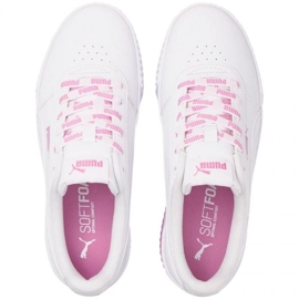Puma Carina Logomania W 383906 02 branco rosa 1 Puma Carina Logomania W 383906 02 branco rosa 1