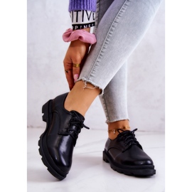 S.Barski Sapatos Oxford Clássicos Femininos Colton Preto 2