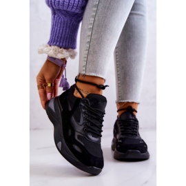 Vinceza Tênis esportivo feminino Sneakers Black Spencer preto 1
