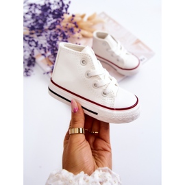 Sapatilhas de cano alto para crianças White Marney branco 1