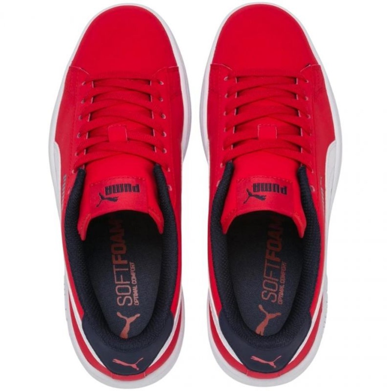 Puma Smash v2 Buck Sapatos de alto risco 365182 07 vermelho 1