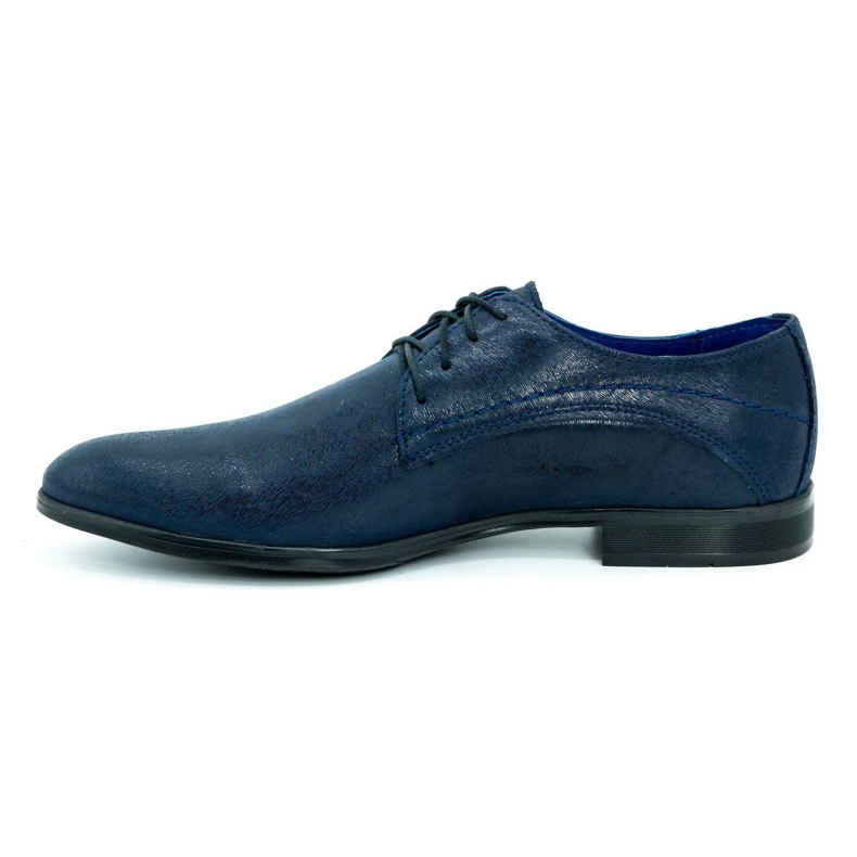Polbut Sapatos formais de couro masculino C3LAK azul marinho azul-marinho 1