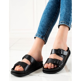 S. BARSKI Chinelos Pretos Confortáveis ​​S.BARSKI 2